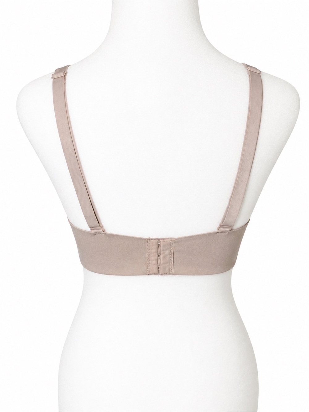 Maiden form Seamless Lace-Trim Wireless Bralette in Taupe-xl - Picture 2 of 3